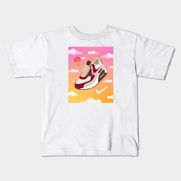 fly kicks 6 Kids T-Shirt by rajibdeje@gmail.com